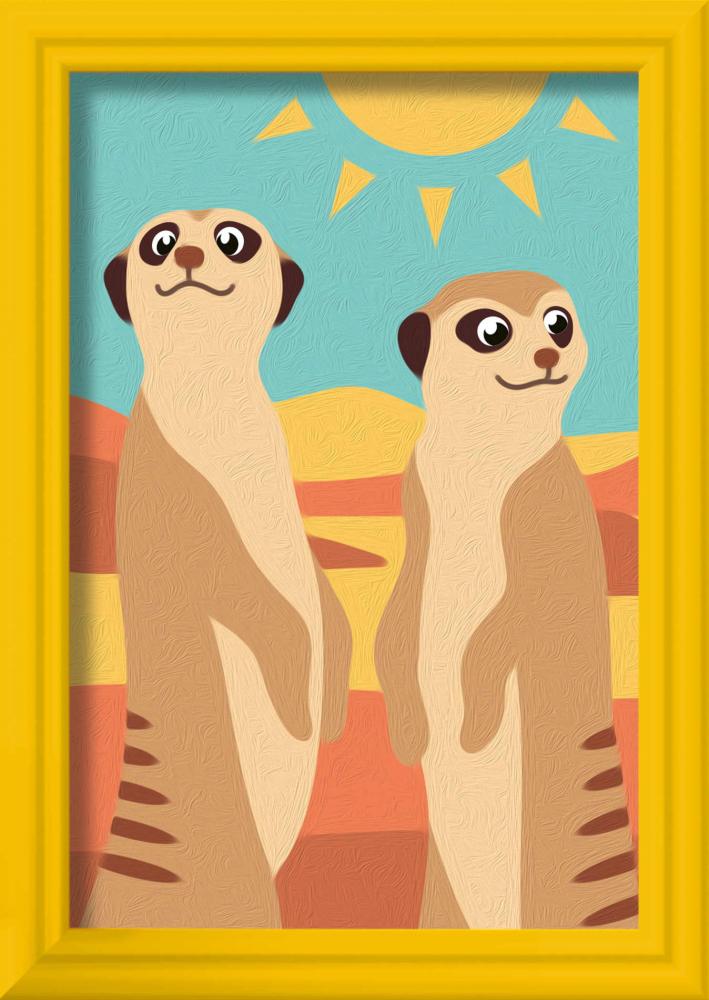 Ravensburger Malen nach Zahlen CREART Serie F Neugierige Erdmännchen 12023174 12023174