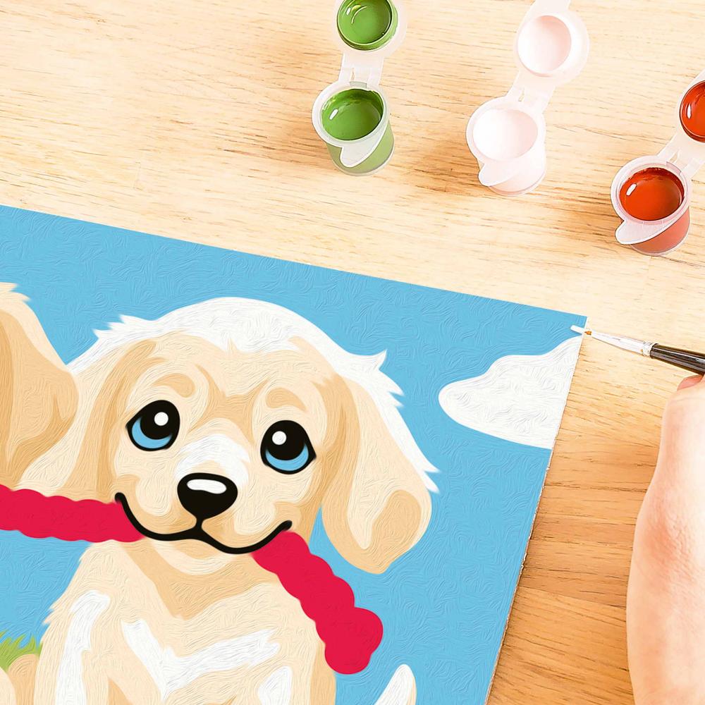 Ravensburger Malen nach Zahlen CREART Serie E Spielende Hunde 12023175 12023175