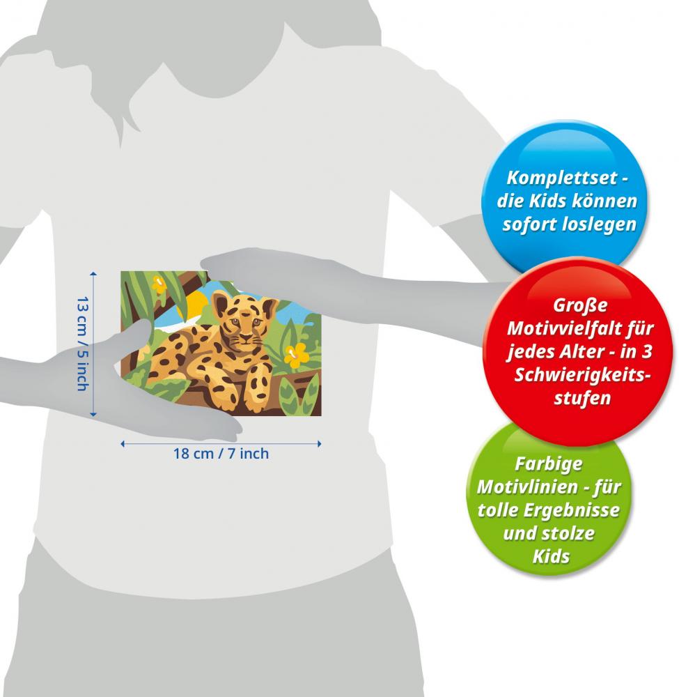 Ravensburger Malen nach Zahlen CREART Serie E Baby Leopard 12023177 12023177