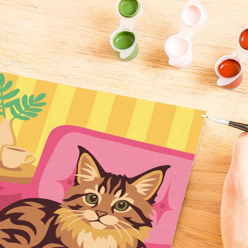 Ravensburger Malen nach Zahlen CREART Serie E Maine-Coon-Kätzchen 12023178 12023178