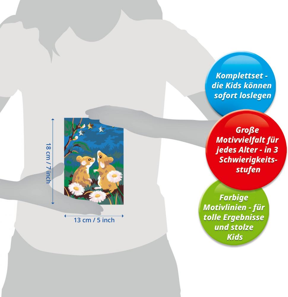 Ravensburger Malen nach Zahlen CREART Sonderserie E Sternenklare Mäusenacht 12023179 12023179