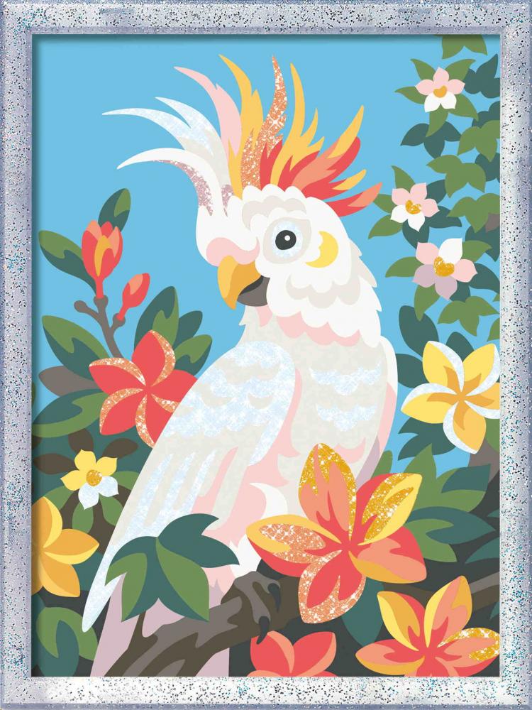 Ravensburger Malen nach Zahlen CREART Serie D Romantik Kakadu 12023186 12023186