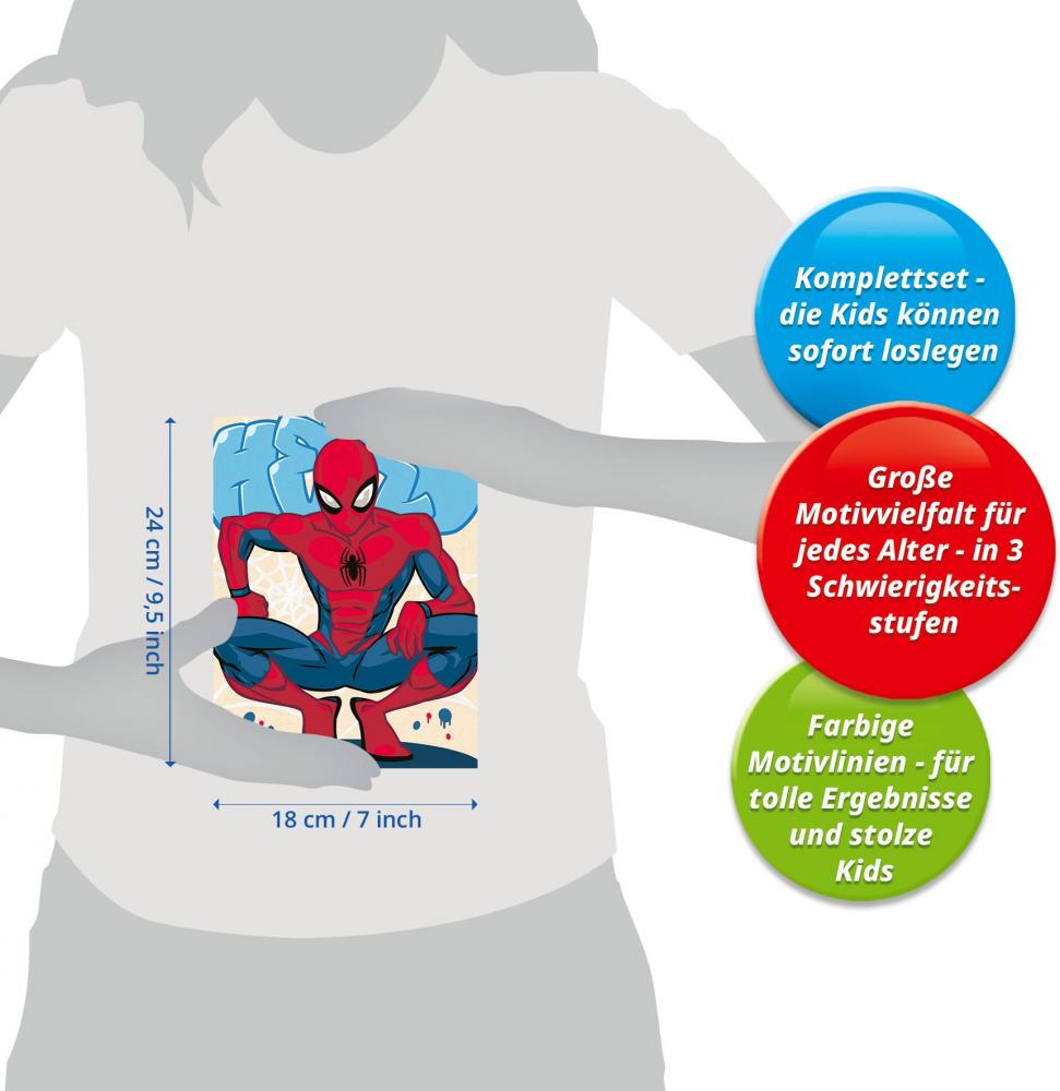 Ravensburger Malen nach Zahlen CREART Trend Serie D Marvel Held der Nachbarschaft 12023194