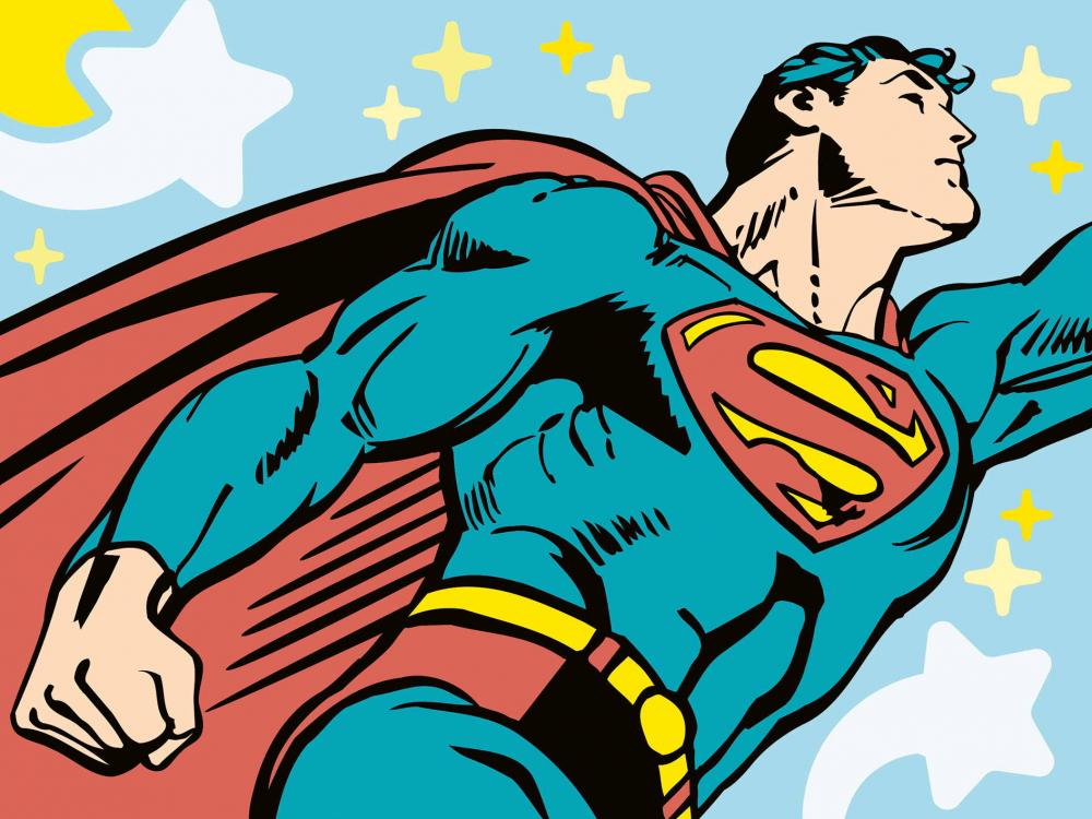 Ravensburger Malen nach Zahlen CREART Trend Serie D DC Comics Retro Superman 12023196 12023196