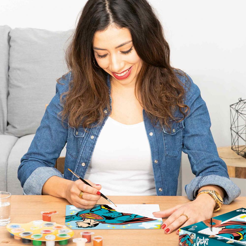 Ravensburger Malen nach Zahlen CREART Trend Serie D DC Comics Retro Superman 12023196 12023196