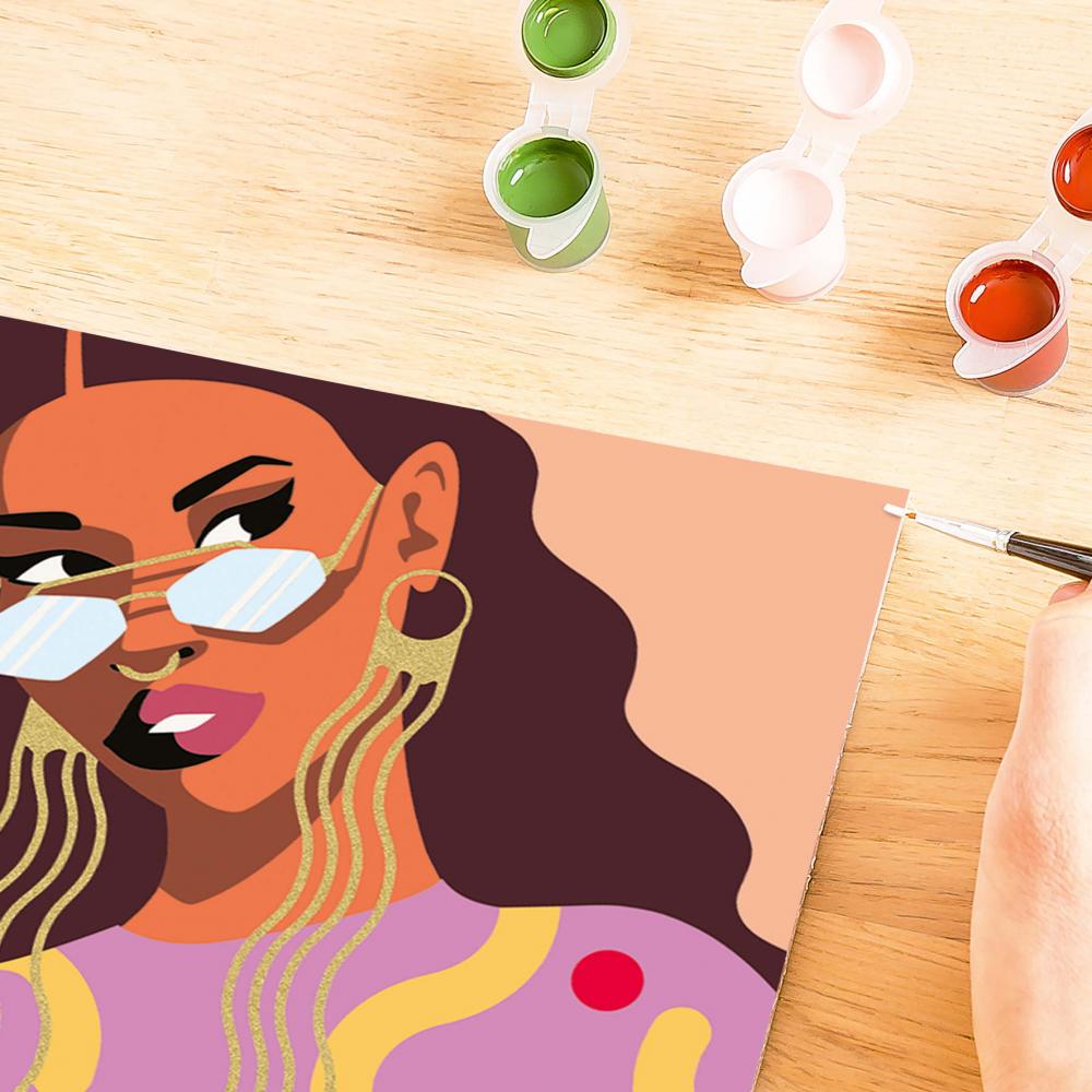 Ravensburger Malen nach Zahlen CREART Trend Serie Quadratisch Adults Trend Pilzparty 12023199