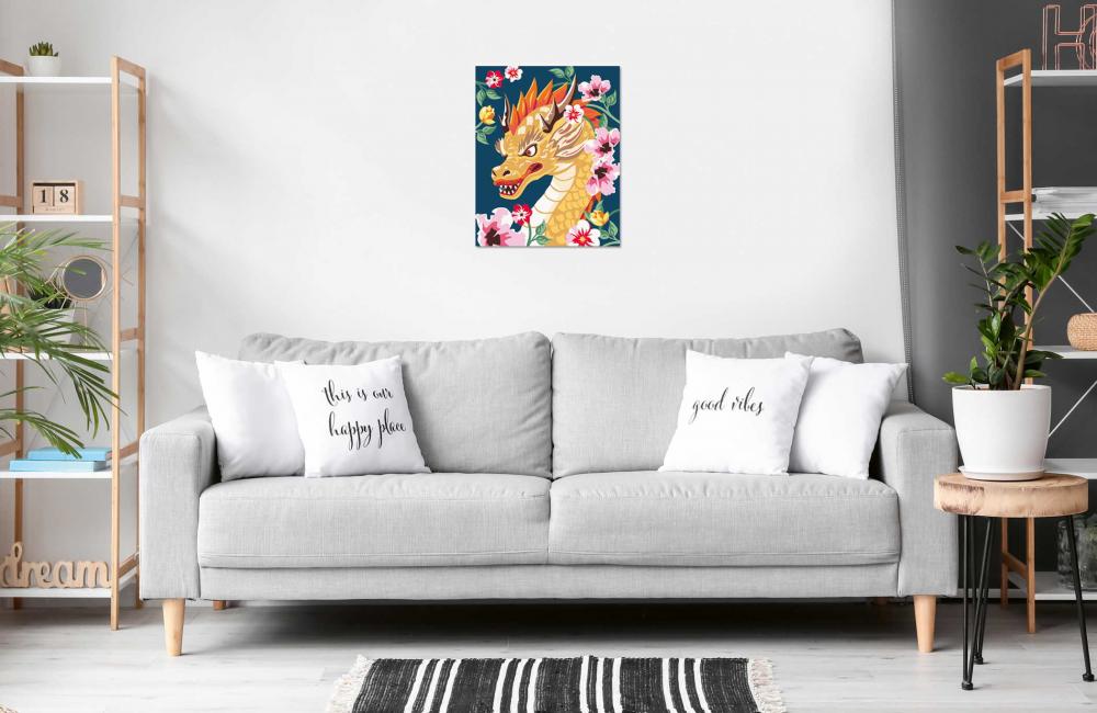 Ravensburger Malen nach Zahlen CREART Trend Serie C Feuerdrache Flora 12023201