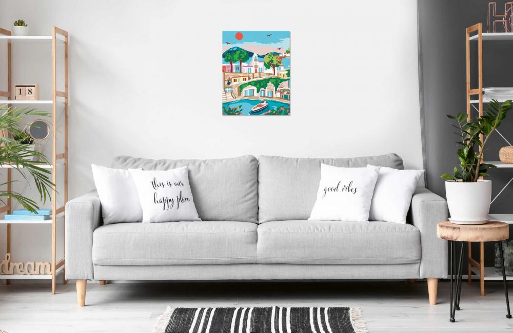 Ravensburger Malen nach Zahlen CREART Trend Serie C Griechische Insel 12023204