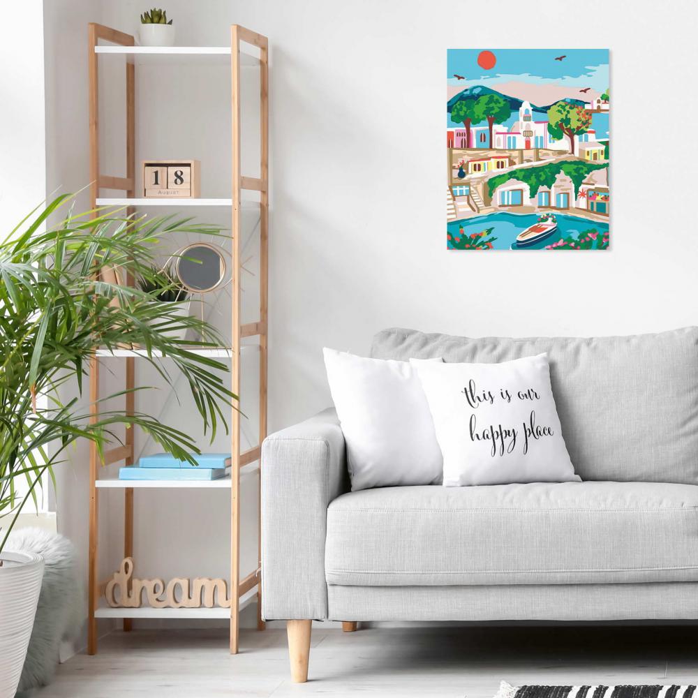 Ravensburger Malen nach Zahlen CREART Trend Serie C Griechische Insel 12023204