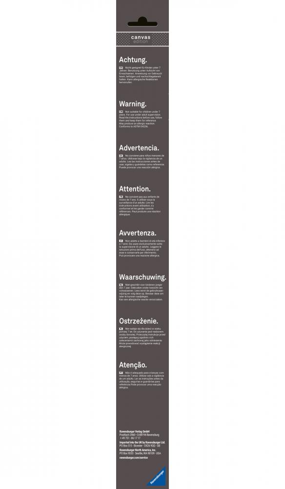 Ravensburger Malen nach Zahlen CREART CANVAS Leinwand Amsterdam zum Sonnenuntergang 12023209