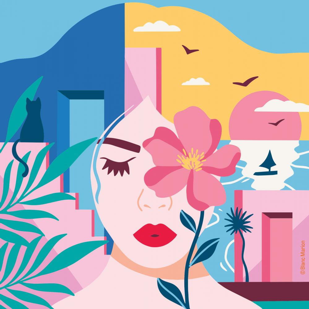 Ravensburger Malen nach Zahlen CREART Trend Serie Quadratisch Adults Trend Träumende Frau 12023272