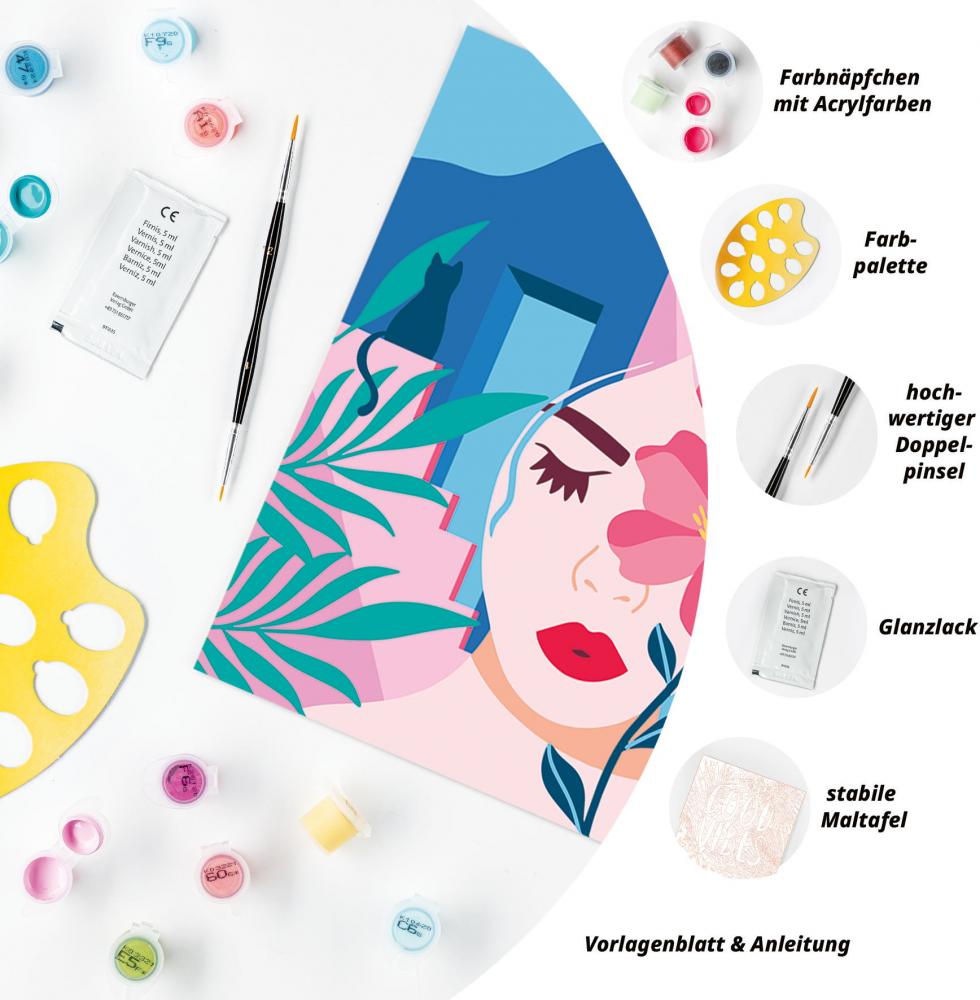 Ravensburger Malen nach Zahlen CREART Trend Serie Quadratisch Adults Trend Träumende Frau 12023272