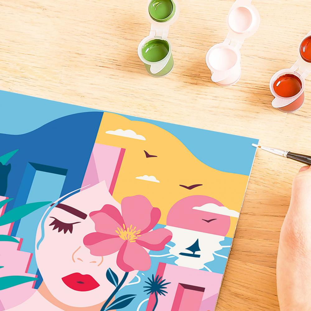 Ravensburger Malen nach Zahlen CREART Trend Serie Quadratisch Adults Trend Träumende Frau 12023272