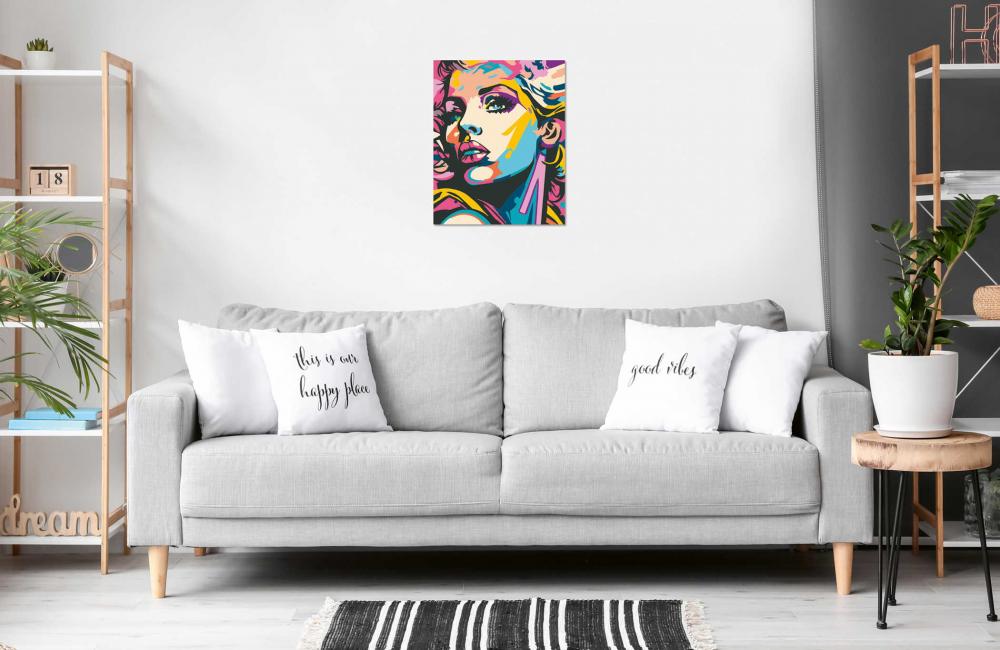 Ravensburger Malen nach Zahlen CREART Trend Serie C Farbenfrohe Frau 12023274