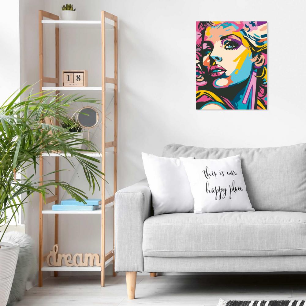 Ravensburger Malen nach Zahlen CREART Trend Serie C Farbenfrohe Frau 12023274