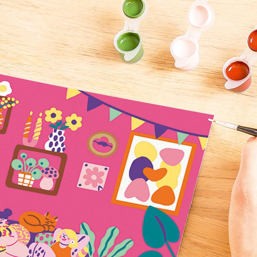 Ravensburger Malen nach Zahlen CREART Trend Serie C Pyjama Party 12023275