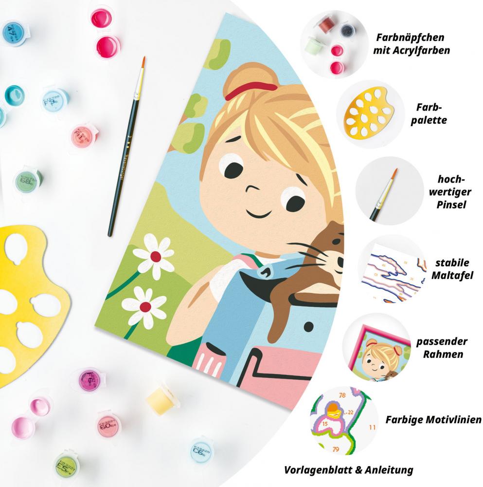 Ravensburger Malen nach Zahlen CREART Serie D Character Tilli & Otti 12023308