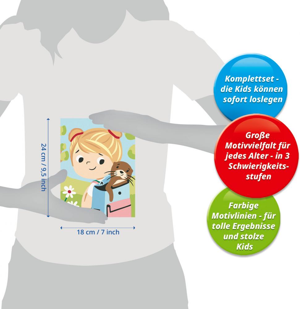 Ravensburger Malen nach Zahlen CREART Serie D Character Tilli & Otti 12023308