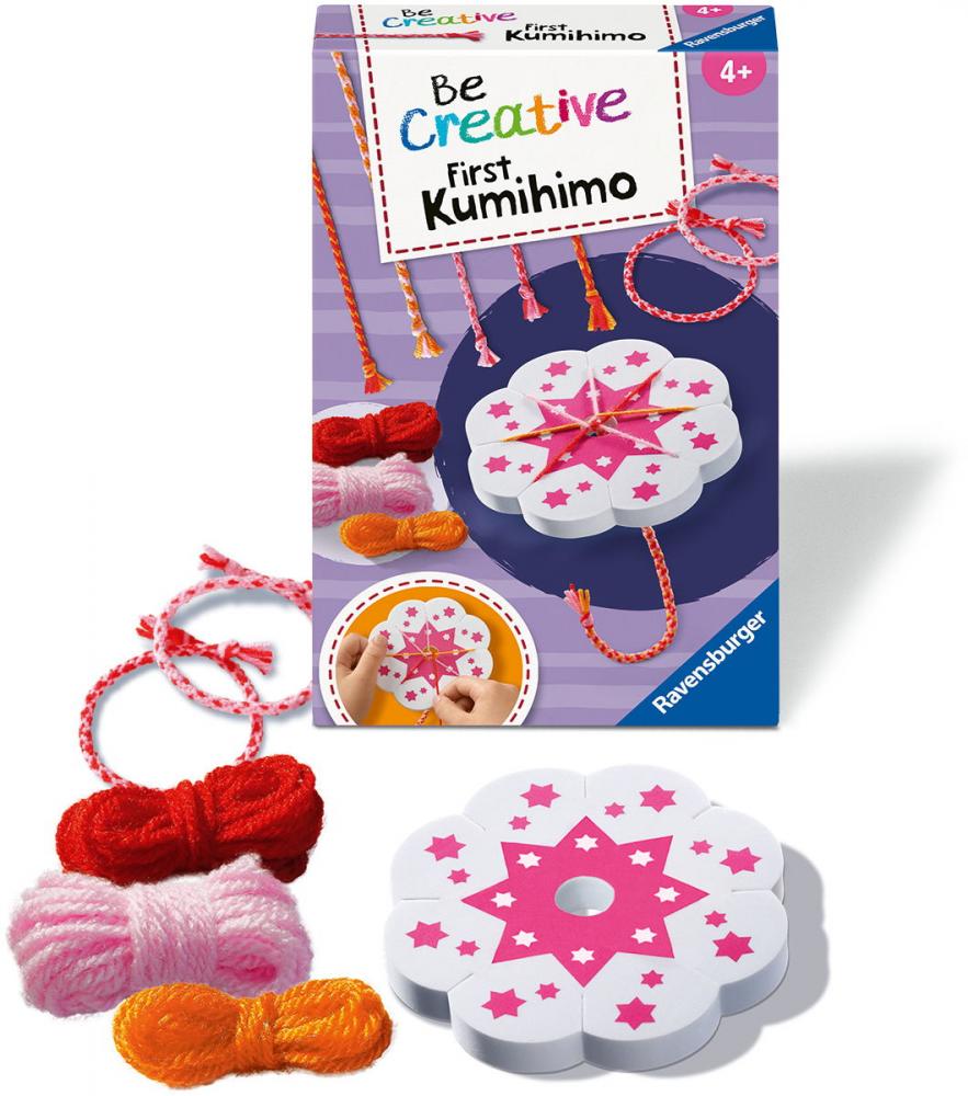 Ravensburger Creation kreative Grundtechniken Meine ersten Kumihimo Freundschaftsbändchen 12028007