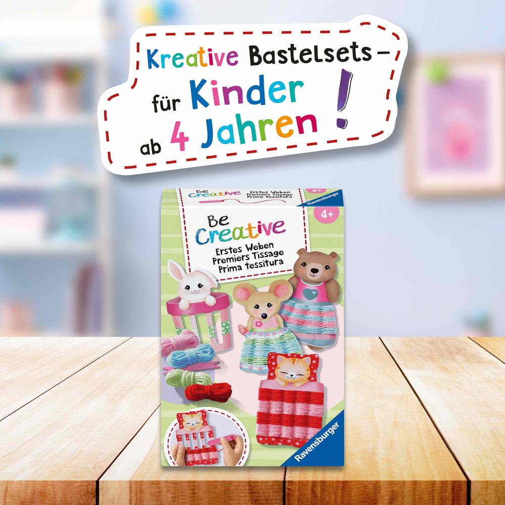 Ravensburger Creation kreative Grundtechniken BeCreative Mini Erstes Weben 12028008