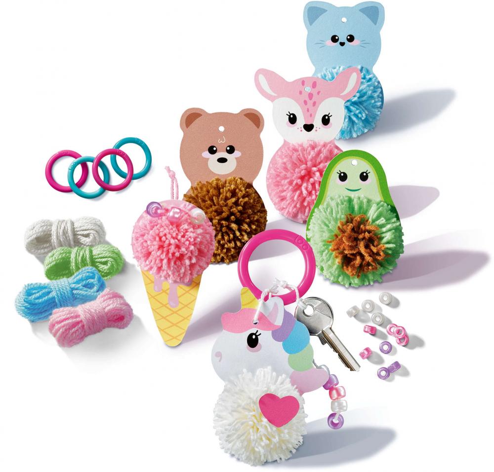 Ravensburger Creation kreative Grundtechniken BeCreative Midi Pompons Kawaii 12028010