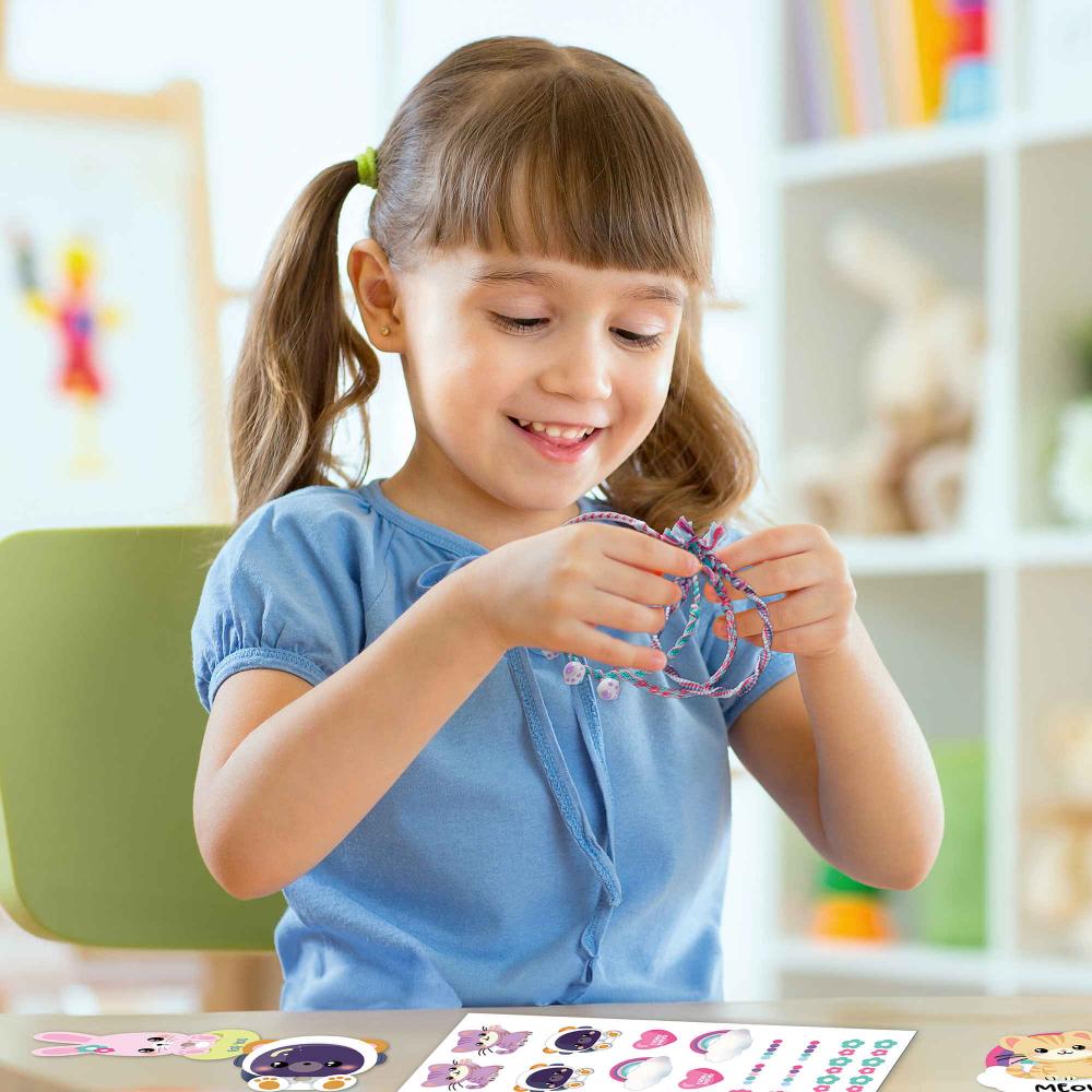 Ravensburger Creation kreative Grundtechnik Freundschaftsbändchen Kumihimo & Tattoos Kawaii 12028011