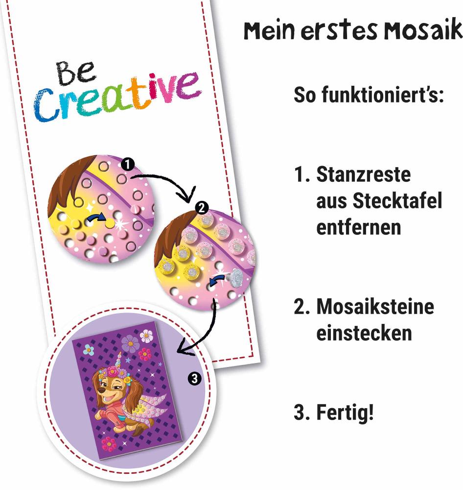 Ravensburger Creation BeCreative Midi Mein erstes Mosaik Paw Patrol 12028012