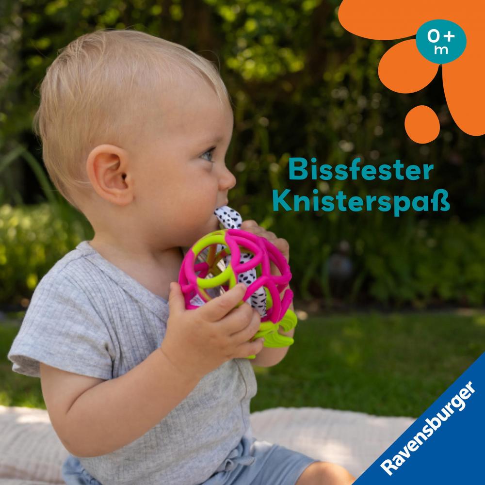 Ravensburger Babywelt Greifling Play+ Sensorik-Greifling Drachenfrucht 12034122