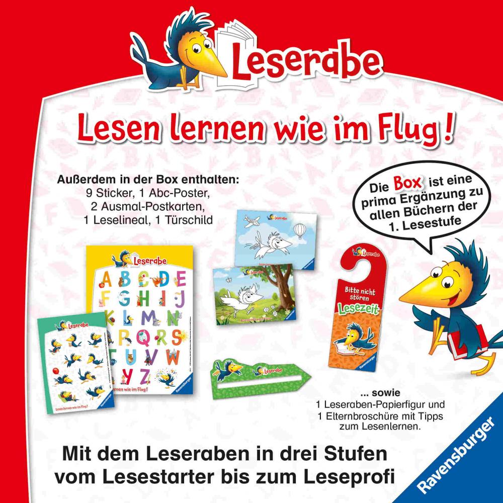 Ravensburger Buch Erstlesetitel Leserabe Sonderausgaben Deine große Leseraben Box 12038001