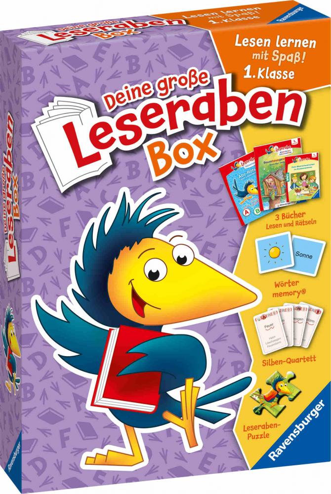 Ravensburger Buch Erstlesetitel Leserabe Sonderausgaben Deine große Leseraben Box 12038001