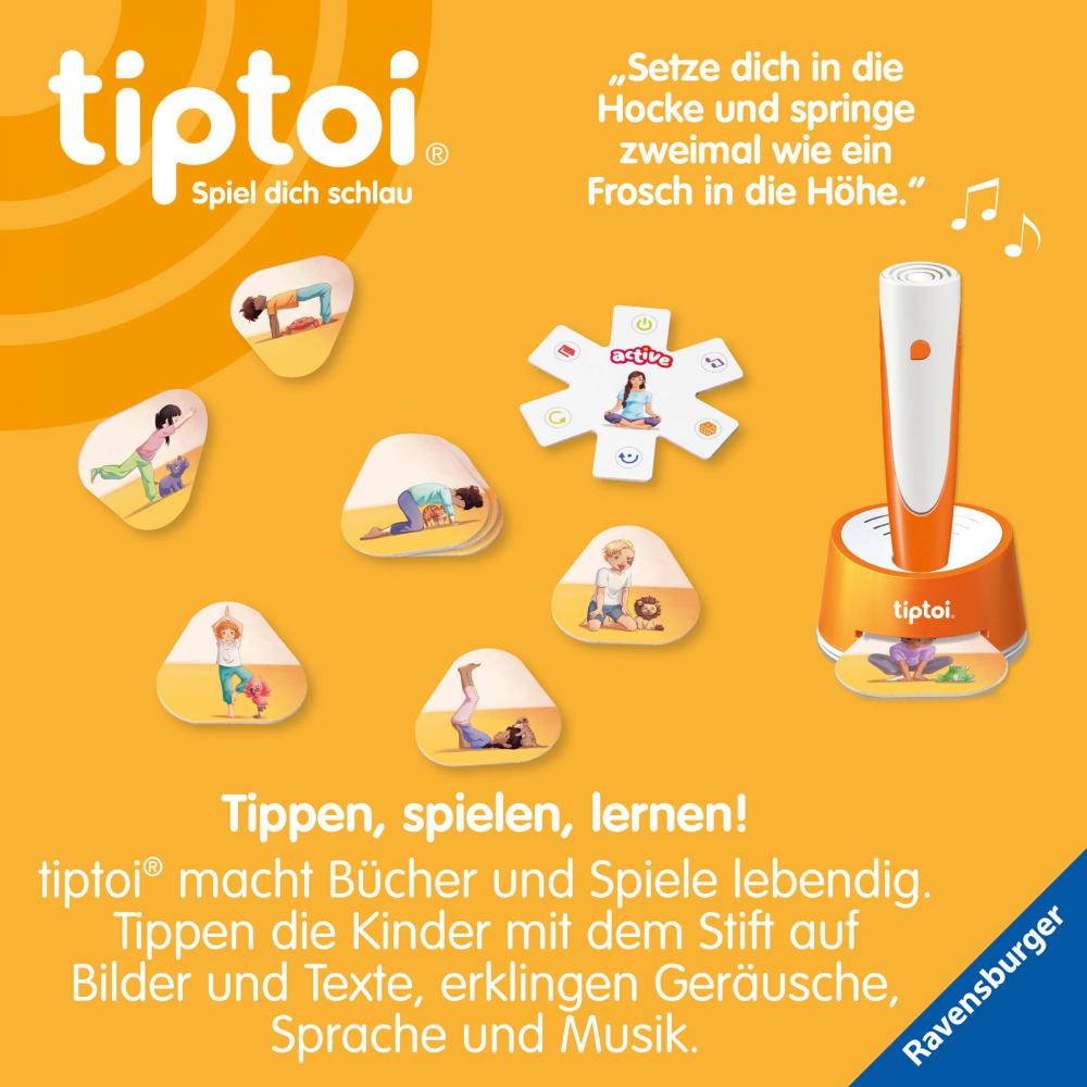 Ravensburger tiptoi Lernspiel ACTIVE Yoga für Kinder 00230