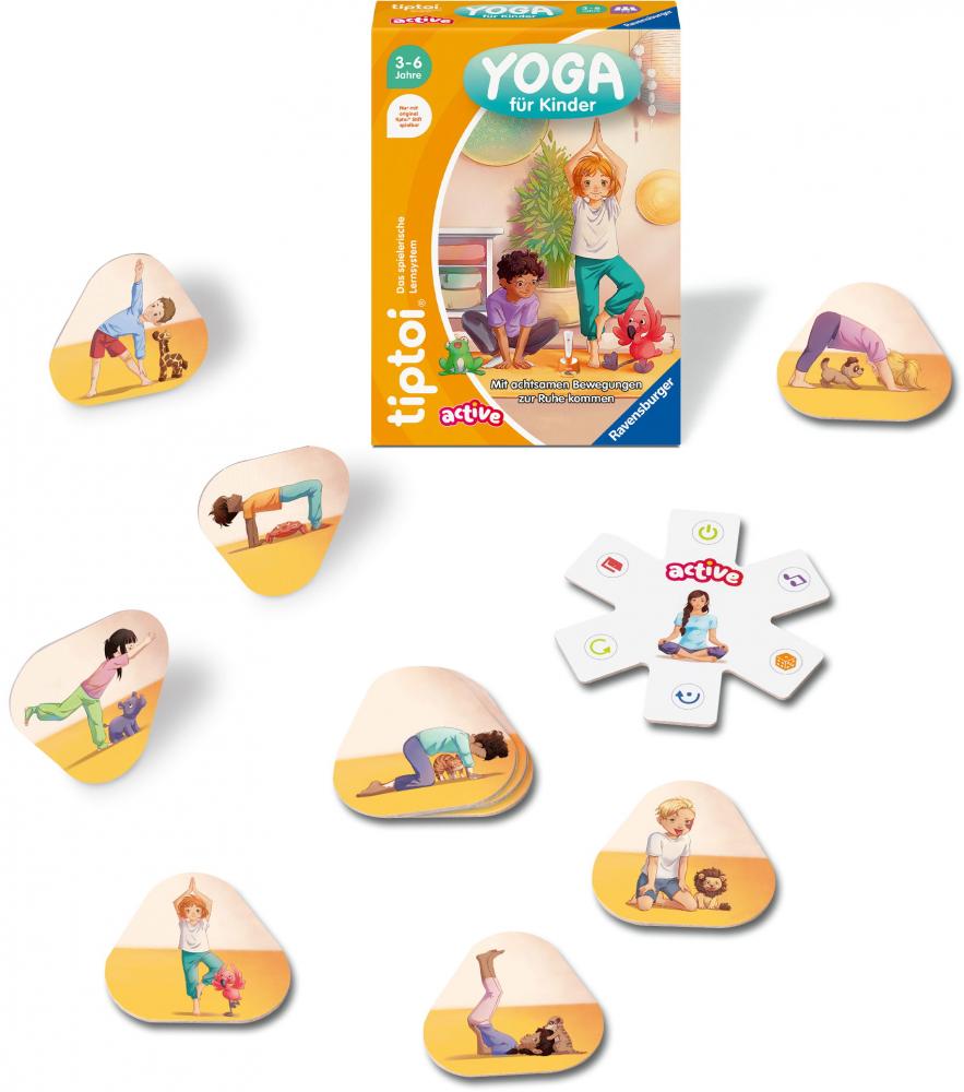 Ravensburger tiptoi Lernspiel ACTIVE Yoga für Kinder 00230