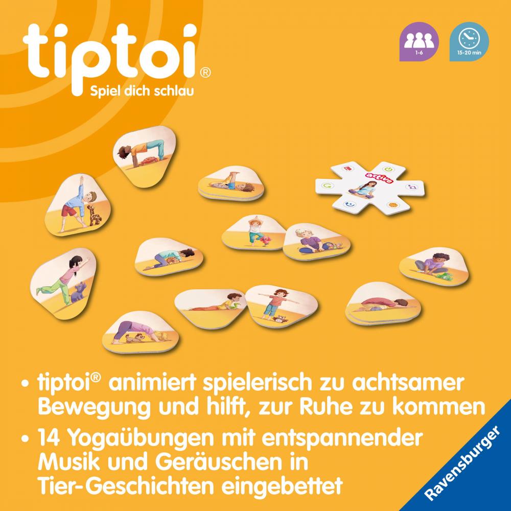 Ravensburger tiptoi Lernspiel ACTIVE Yoga für Kinder 00230