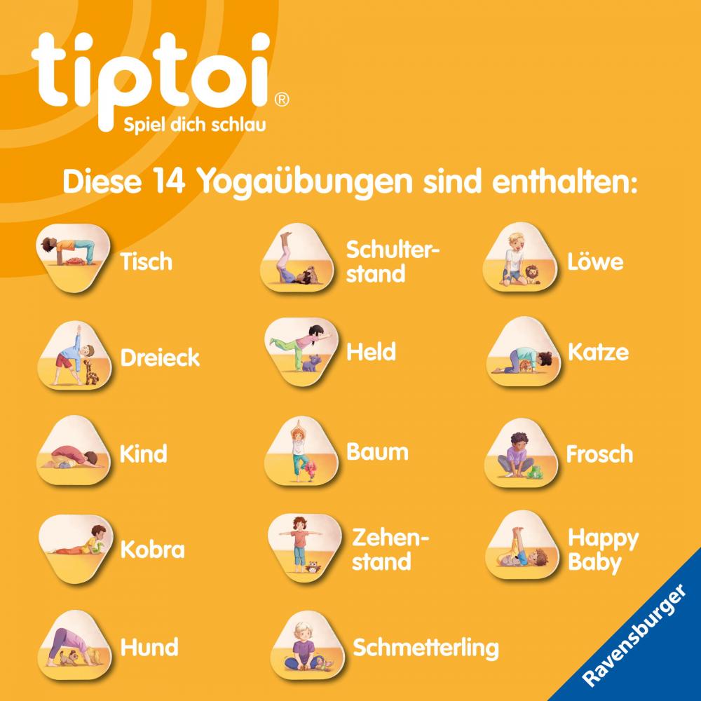 Ravensburger tiptoi Lernspiel ACTIVE Yoga für Kinder 00230