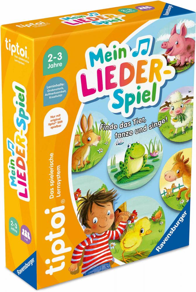 Ravensburger tiptoi Lernspiel Mein Lieder-Spiel ab 2 Jahre 00237