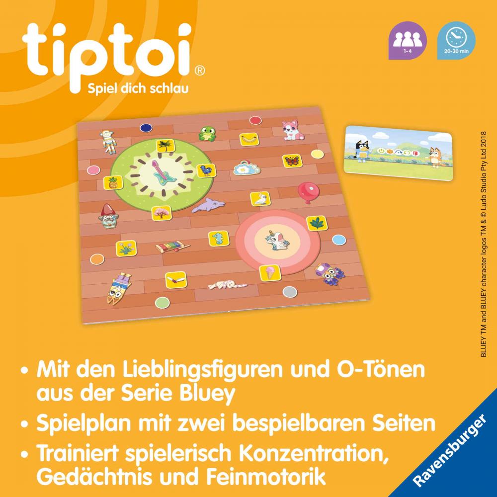 Ravensburger tiptoi Lernspiel Bluey Aufräum-Spaß 00239