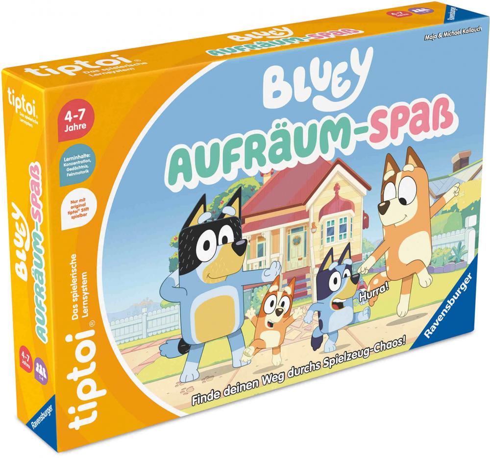 Ravensburger tiptoi Lernspiel Bluey Aufräum-Spaß 00239
