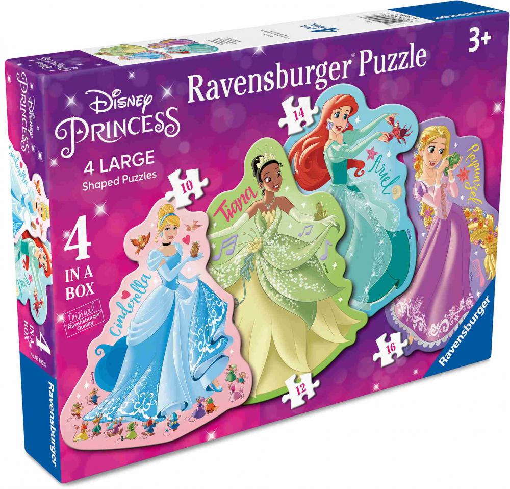 4 Puzzle 10, 12, 14, 16 Teile Ravensburger Kinder Puzzle Liebe das Leben! 03082
