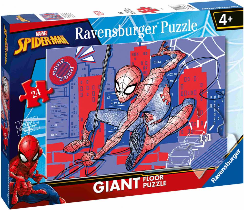 24 Teile Ravensburger Kinder Puzzle Giant Floor Puzzle Bodenpuzzle Der Superheld Spiderman 03088