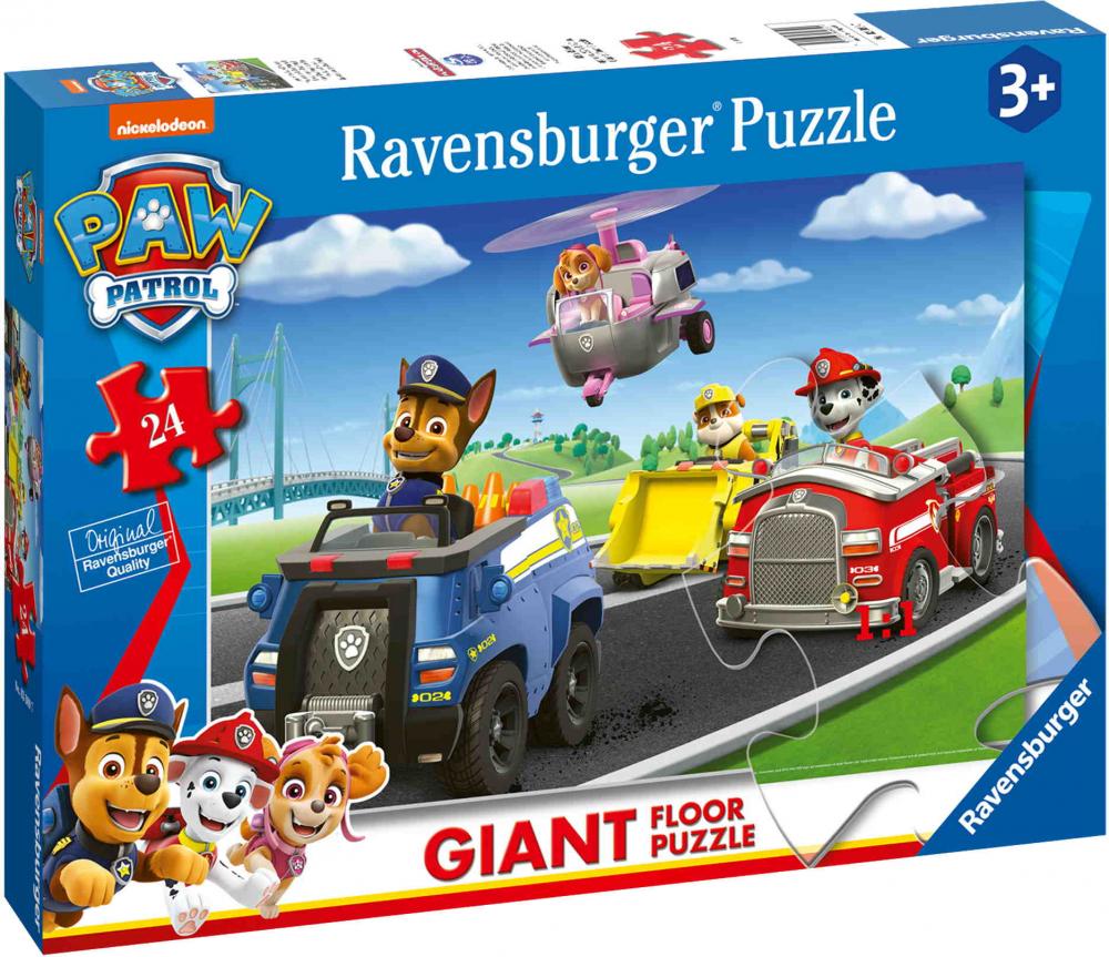 24 Teile Ravensburger Kinder Puzzle Giant Floor Puzzle Bodenpuzzle Unsere Paw Patrol Freunde 03089