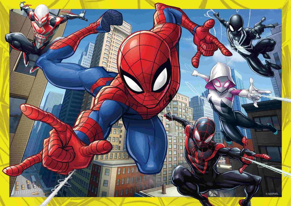 60 Teile Ravensburger Kinder Puzzle Giant Floor Puzzle Bodenpuzzle Spidermans Kräfte 03095