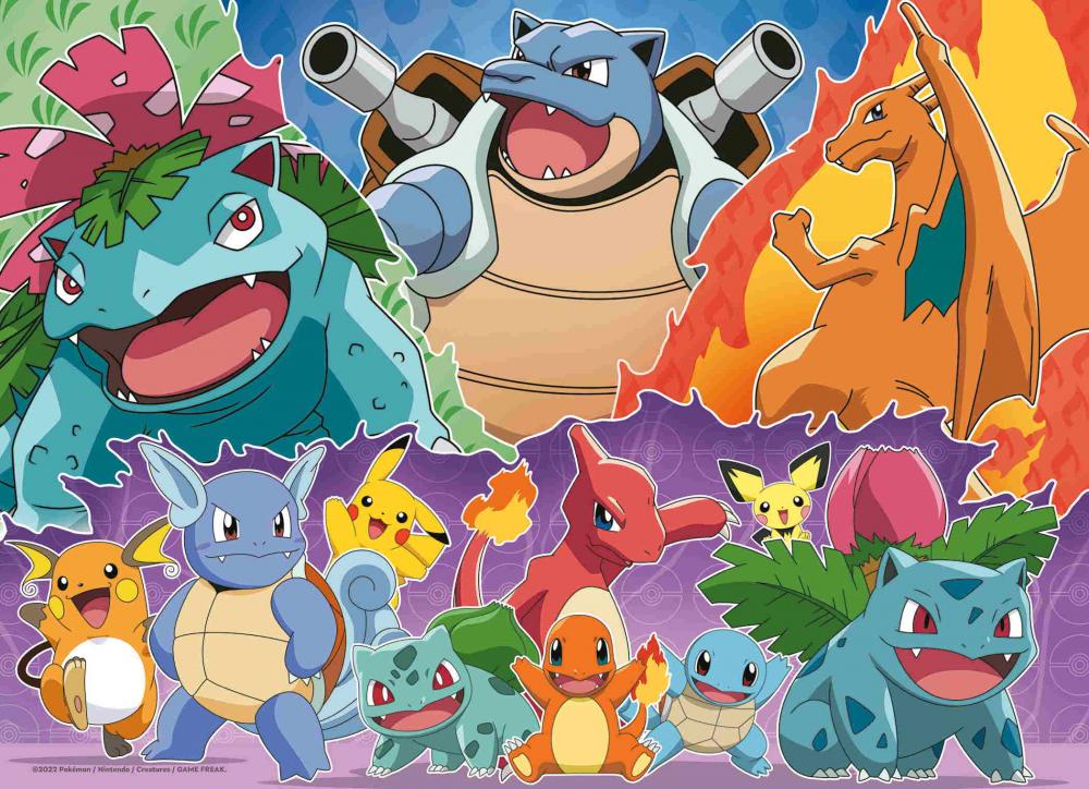 4 x 100 Teile Ravensburger Kinder Puzzle Pokémon-Kumpels 05651