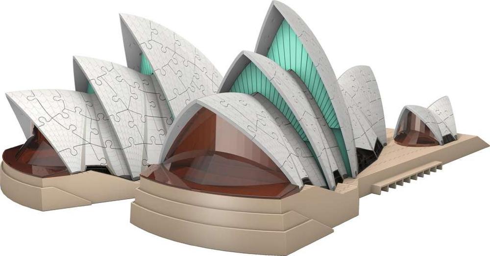 216 Teile Ravensburger 3D Puzzle Bauwerk Opernhaus Sydney 11243
