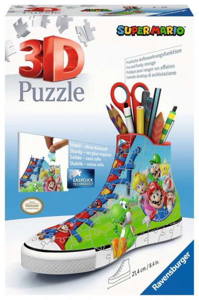 108 Teile Ravensburger 3D Puzzle Sneaker Super Mario 11267