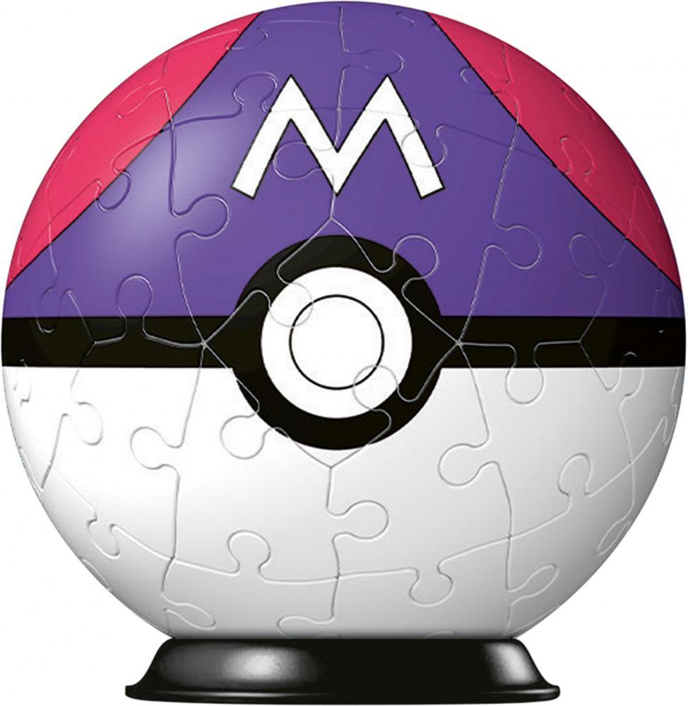 54 Teile Ravensburger 3D Puzzle Ball Pokémon Meisterball 11564