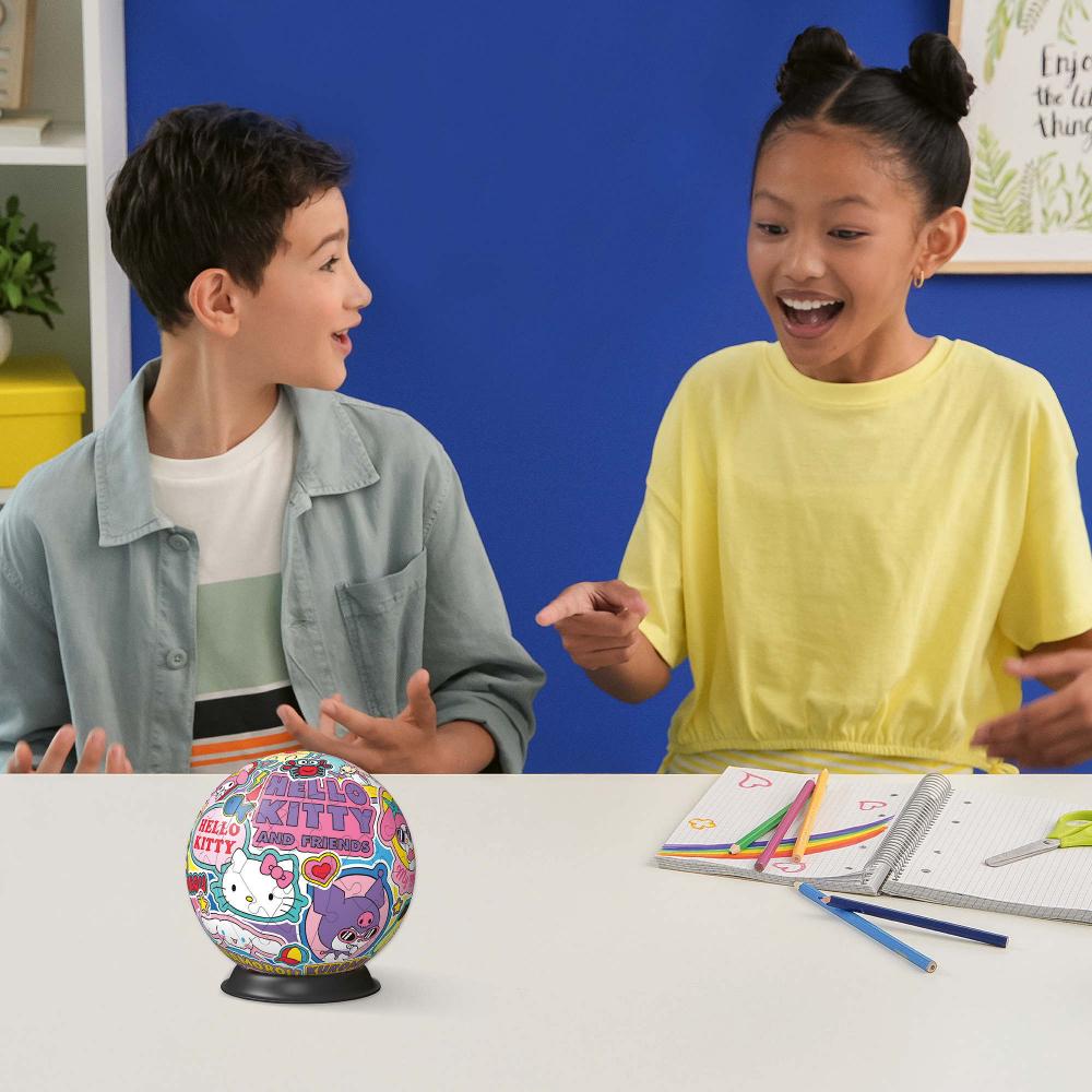 72 Teile Ravensburger 3D Puzzle Ball Hello Kitty and Friends 11630