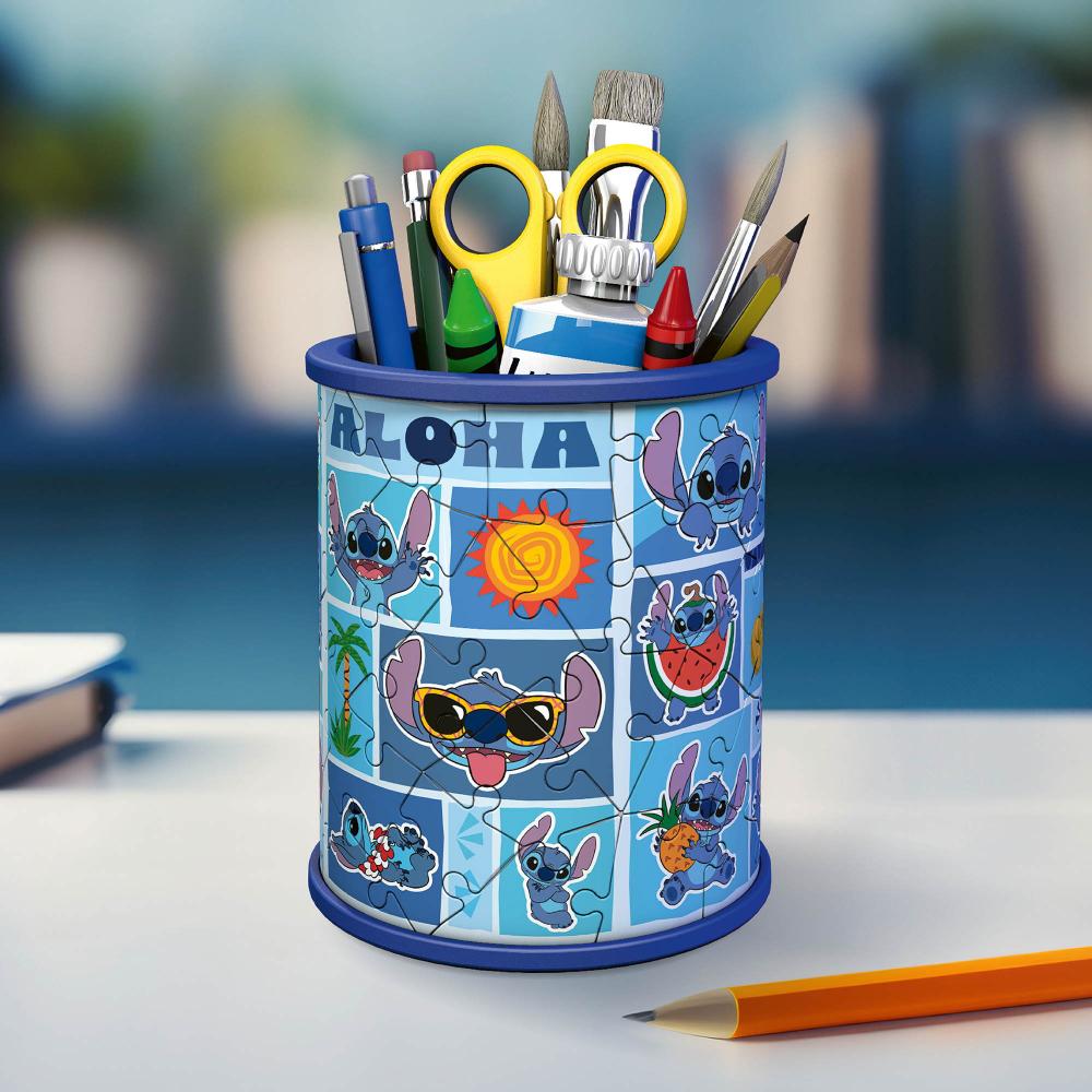 54 Teile Ravensburger 3D Puzzle Utensilo Disney Stitch 11642