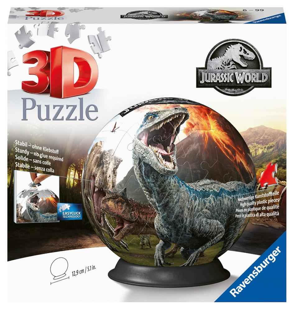72 Teile Ravensburger 3D Puzzle Ball Jurassic World Jurassic World 2 11757