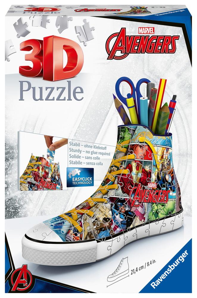 108 Teile Ravensburger 3D Puzzle Sneaker Avengers 12113