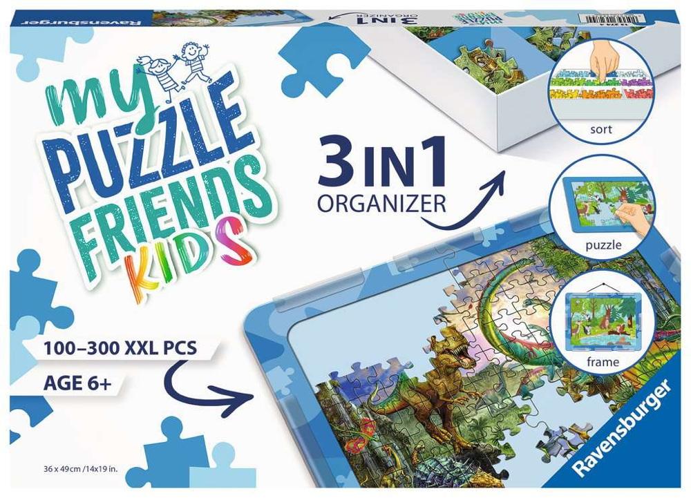 Ravensburger Kinderpuzzle 3in1 Organizer blau 100-300 Teile 13274